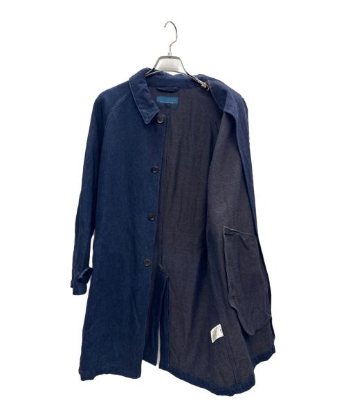 doublet（ダブレット）doublet (ダブレット) ステンカラーコート インディゴ サイズ:Sの古着・服飾アイテム