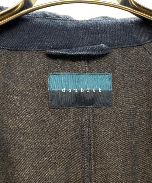 doublet（ダブレット）doublet (ダブレット) ステンカラーコート インディゴ サイズ:Sの古着・服飾アイテム