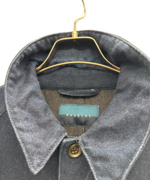 doublet（ダブレット）doublet (ダブレット) ステンカラーコート インディゴ サイズ:Sの古着・服飾アイテム