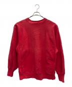LAND'S END×Championランズエンド×チャンピオン）の古着「リバースウィーブスウェット」｜レッド