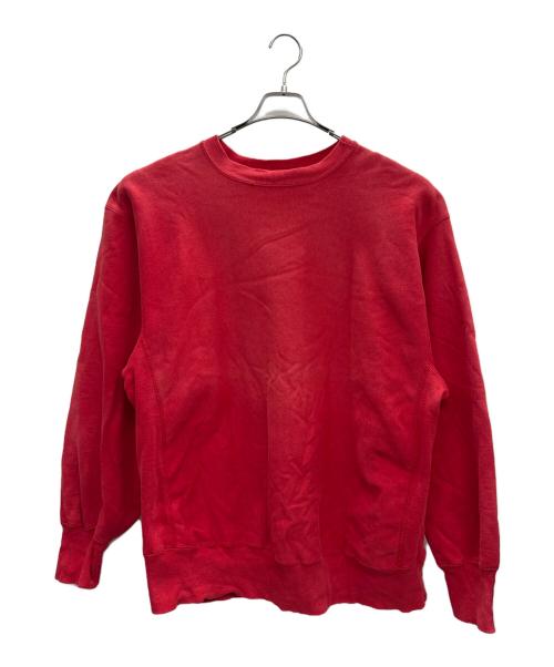 LAND'S END（ランズエンド）LAND'S END (ランズエンド) Champion (チャンピオン) リバースウィーブスウェット レッド サイズ:XLの古着・服飾アイテム