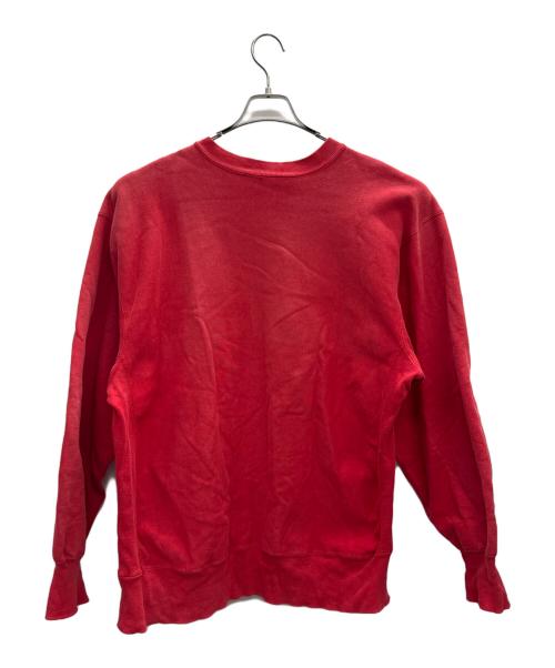 LAND'S END（ランズエンド）LAND'S END (ランズエンド) Champion (チャンピオン) リバースウィーブスウェット レッド サイズ:XLの古着・服飾アイテム