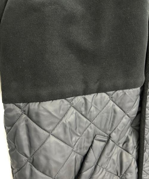 LAVENHAM（ラベンハム）LAVENHAM (ラベンハム) brisbane moss (ブリスベンモス) キルティングコート ブラック サイズ:36の古着・服飾アイテム