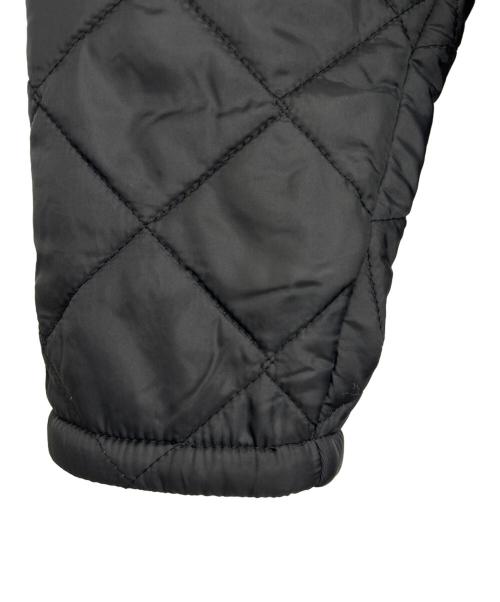 LAVENHAM（ラベンハム）LAVENHAM (ラベンハム) brisbane moss (ブリスベンモス) キルティングコート ブラック サイズ:36の古着・服飾アイテム