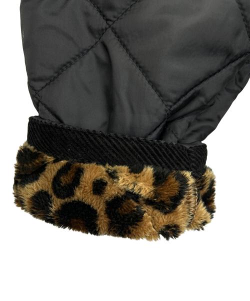 LAVENHAM（ラベンハム）LAVENHAM (ラベンハム) brisbane moss (ブリスベンモス) キルティングコート ブラック サイズ:36の古着・服飾アイテム