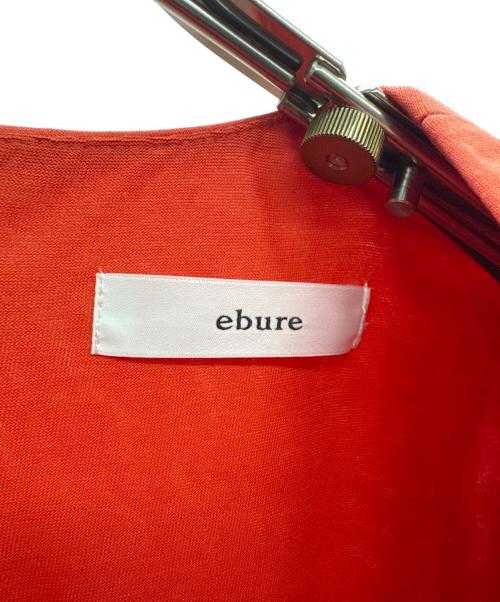 ebure（エブール）ebure (エブール) ノースリーブワンピース レッド サイズ:36の古着・服飾アイテム