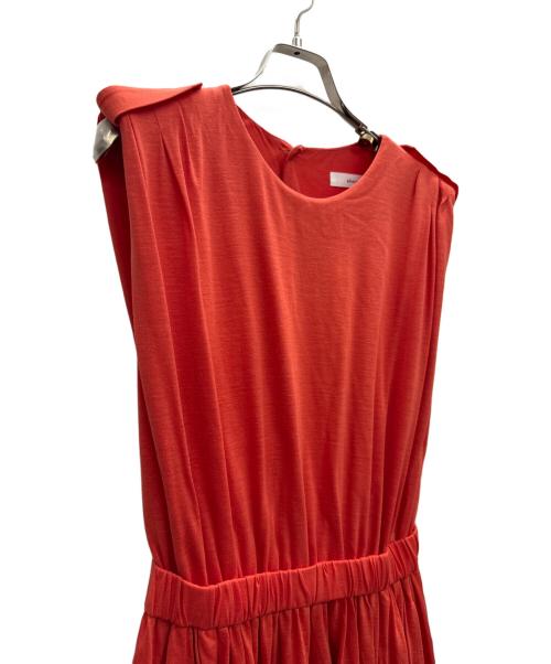 ebure（エブール）ebure (エブール) ノースリーブワンピース レッド サイズ:36の古着・服飾アイテム