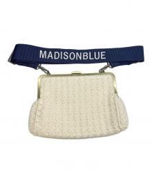 MADISON BLUE（マディソンブルー）の古着「ショルダーバッグ CROCHET CLASP FRAME BAG」｜ネイビー