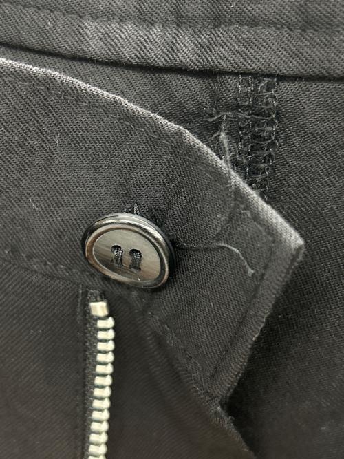 BLACK COMME des GARCONS（ブラックコムデギャルソン）BLACK COMME des GARCONS (ブラックコムデギャルソン) ウールサルエルパンツ ブラック サイズ:Mの古着・服飾アイテム