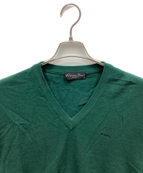 Christian Dior MONSIEUR（クリスチャンディオールムッシュ）Christian Dior MONSIEUR (クリスチャンディオールムッシュ) 厚手ニット グリーン サイズ:表記なしの古着・服飾アイテム