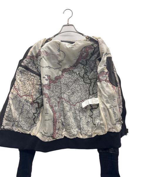 AVIREX（アヴィレックス）AVIREX (アヴィレックス) COLLECTION PRIVEE? (コレクション プリベー) ラムレザージャケット ダークブラウン サイズ:48の古着・服飾アイテム