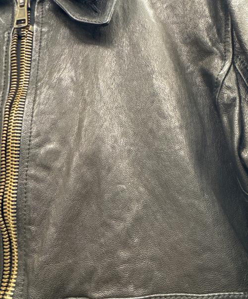 AVIREX（アヴィレックス）AVIREX (アヴィレックス) COLLECTION PRIVEE? (コレクション プリベー) ラムレザージャケット ダークブラウン サイズ:48の古着・服飾アイテム