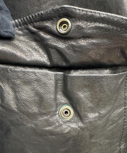 AVIREX（アヴィレックス）AVIREX (アヴィレックス) COLLECTION PRIVEE? (コレクション プリベー) ラムレザージャケット ダークブラウン サイズ:48の古着・服飾アイテム