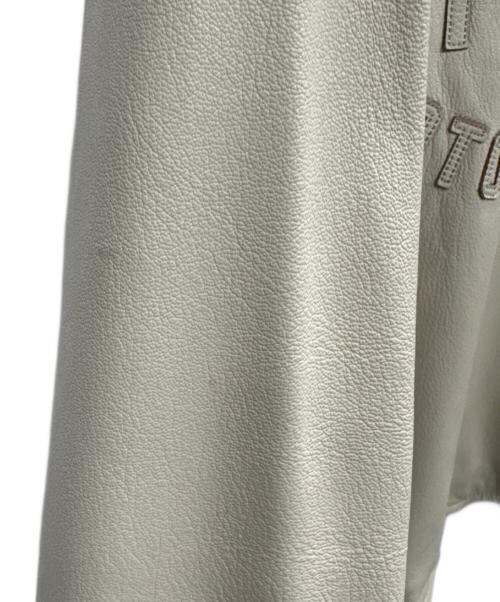 AVIREX（アヴィレックス）AVIREX (アヴィレックス) 40周年モデルライダースジャケット ベージュ サイズ:Lの古着・服飾アイテム