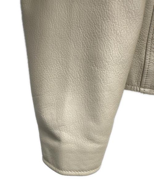 AVIREX（アヴィレックス）AVIREX (アヴィレックス) 40周年モデルライダースジャケット ベージュ サイズ:Lの古着・服飾アイテム