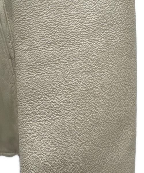 AVIREX（アヴィレックス）AVIREX (アヴィレックス) 40周年モデルライダースジャケット ベージュ サイズ:Lの古着・服飾アイテム