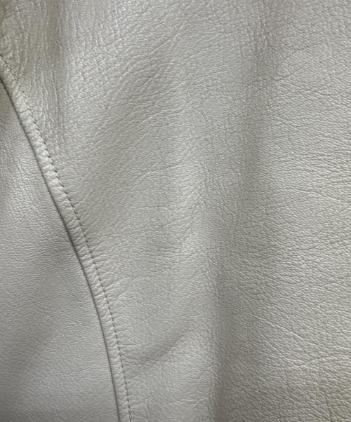 AVIREX（アヴィレックス）AVIREX (アヴィレックス) 40周年モデルライダースジャケット ベージュ サイズ:Lの古着・服飾アイテム