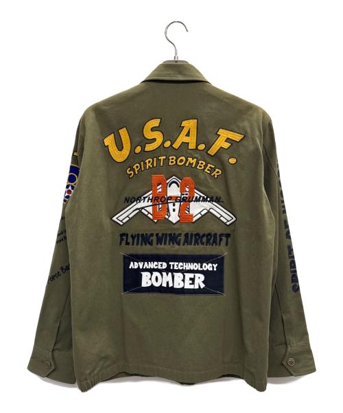 AVIREX（アヴィレックス）AVIREX (アヴィレックス) B2ジャケット カーキ サイズ:Lの古着・服飾アイテム