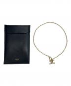 CELINEセリーヌ）の古着「ネックレス トリオンフ・ロック」｜ゴールドカラー