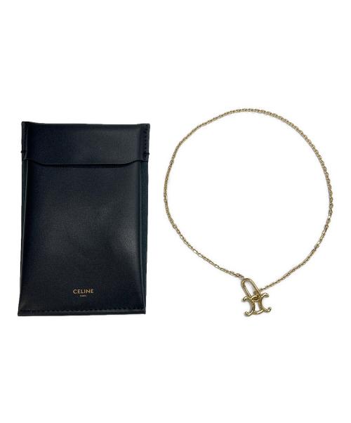 CELINE（セリーヌ）CELINE (セリーヌ) ネックレス トリオンフ・ロック ゴールドカラーの古着・服飾アイテム