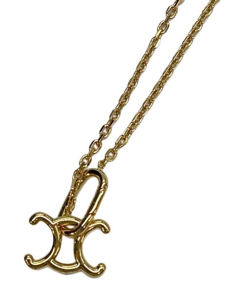 CELINE（セリーヌ）CELINE (セリーヌ) ネックレス トリオンフ・ロック ゴールドカラーの古着・服飾アイテム
