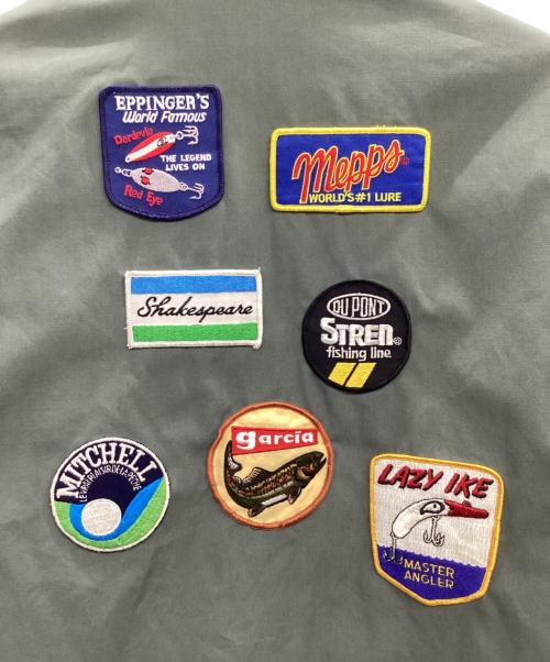 Blauer（ブラウアー）Blauer (ブラウアー) アングラーワッペン 撥水スイングトップ 70s カーキ サイズ:44XLの古着・服飾アイテム