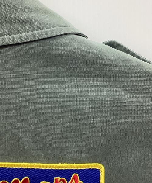 Blauer（ブラウアー）Blauer (ブラウアー) アングラーワッペン 撥水スイングトップ 70s カーキ サイズ:44XLの古着・服飾アイテム