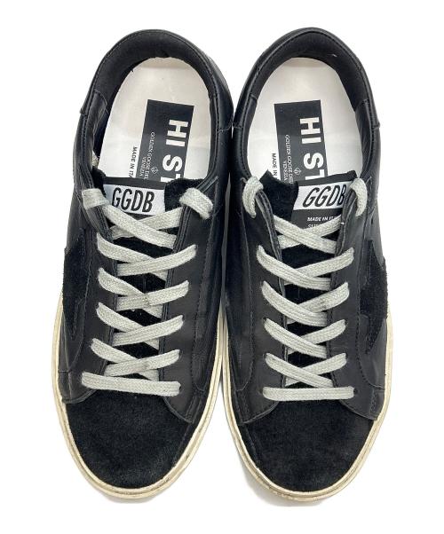GOLDEN GOOSE（ゴールデングース）GOLDEN GOOSE (ゴールデングース) HI STAR GGDB  ダメージ加工 ブラック サイズ:36の古着・服飾アイテム