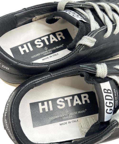 GOLDEN GOOSE（ゴールデングース）GOLDEN GOOSE (ゴールデングース) HI STAR GGDB  ダメージ加工 ブラック サイズ:36の古着・服飾アイテム