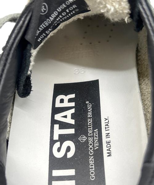 GOLDEN GOOSE（ゴールデングース）GOLDEN GOOSE (ゴールデングース) HI STAR GGDB  ダメージ加工 ブラック サイズ:36の古着・服飾アイテム