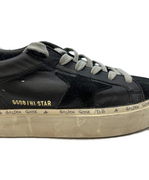 GOLDEN GOOSE（ゴールデングース）GOLDEN GOOSE (ゴールデングース) HI STAR GGDB  ダメージ加工 ブラック サイズ:36の古着・服飾アイテム