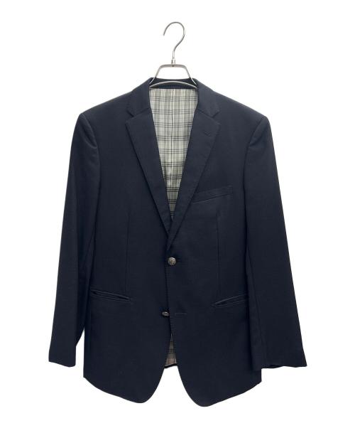 BURBERRY BLACK LABEL（バーバリーブラックレーベル）BURBERRY BLACK LABEL (バーバリーブラックレーベル) 2Bジャケット ブラック サイズ:Mの古着・服飾アイテム