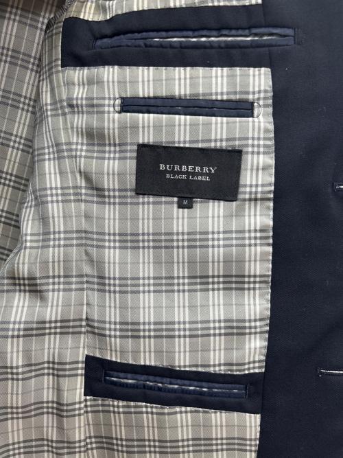 BURBERRY BLACK LABEL（バーバリーブラックレーベル）BURBERRY BLACK LABEL (バーバリーブラックレーベル) 2Bジャケット ブラック サイズ:Mの古着・服飾アイテム