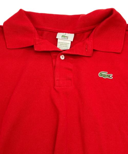 LACOSTE（ラコステ）LACOSTE (ラコステ) ポロシャツ レッド サイズ:不明の古着・服飾アイテム