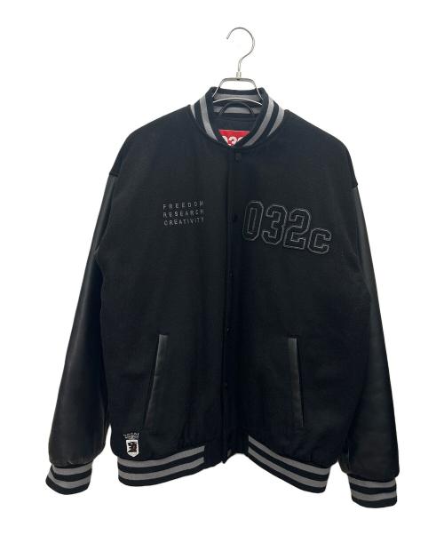 032c（ゼロスリーツーシー）032c (ゼロスリーツーシー) スタジャン ブラック サイズ:Mの古着・服飾アイテム