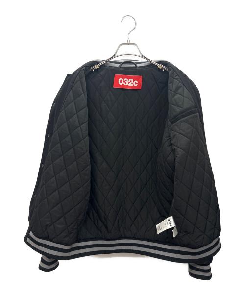 032c（ゼロスリーツーシー）032c (ゼロスリーツーシー) スタジャン ブラック サイズ:Mの古着・服飾アイテム