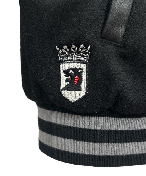 032c（ゼロスリーツーシー）032c (ゼロスリーツーシー) スタジャン ブラック サイズ:Mの古着・服飾アイテム