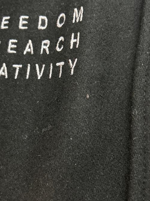 032c（ゼロスリーツーシー）032c (ゼロスリーツーシー) スタジャン ブラック サイズ:Mの古着・服飾アイテム