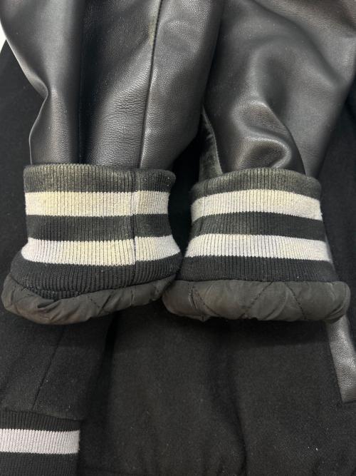 032c（ゼロスリーツーシー）032c (ゼロスリーツーシー) スタジャン ブラック サイズ:Mの古着・服飾アイテム