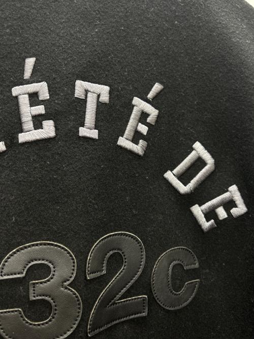 032c（ゼロスリーツーシー）032c (ゼロスリーツーシー) スタジャン ブラック サイズ:Mの古着・服飾アイテム