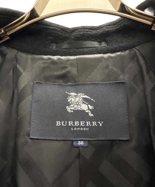BURBERRY（バーバリー）BURBERRY (バーバリー) ウールコート ブラック サイズ:38の古着・服飾アイテム
