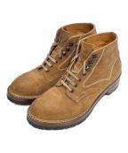 F.LLI Giacomettiフラテッリ ジャコメッティ）の古着「レースアップシューズ MARMOLADA」｜ブラウン