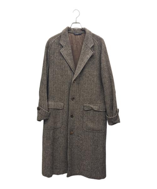 POLO RALPH LAUREN（ポロ・ラルフローレン）POLO RALPH LAUREN (ポロ・ラルフローレン) ヘリンボーンコート ブラウン サイズ:不明の古着・服飾アイテム