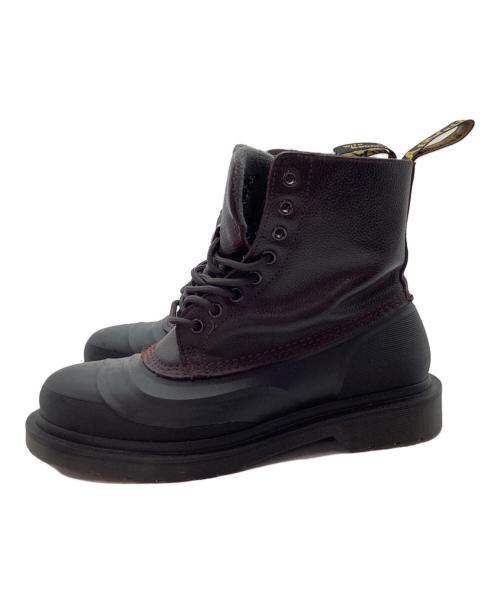 Dr.Martens（ドクターマーチン）Dr.Martens (ドクターマーチン) 8ホールブーツ ブラック×ブラウン サイズ:UK7の古着・服飾アイテム