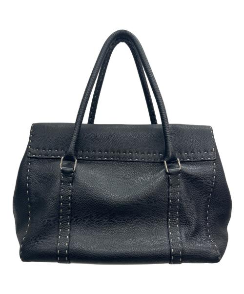 FENDI（フェンディ）FENDI (フェンディ) ハンドバッグ セレリア ミニリンダ ブラックの古着・服飾アイテム