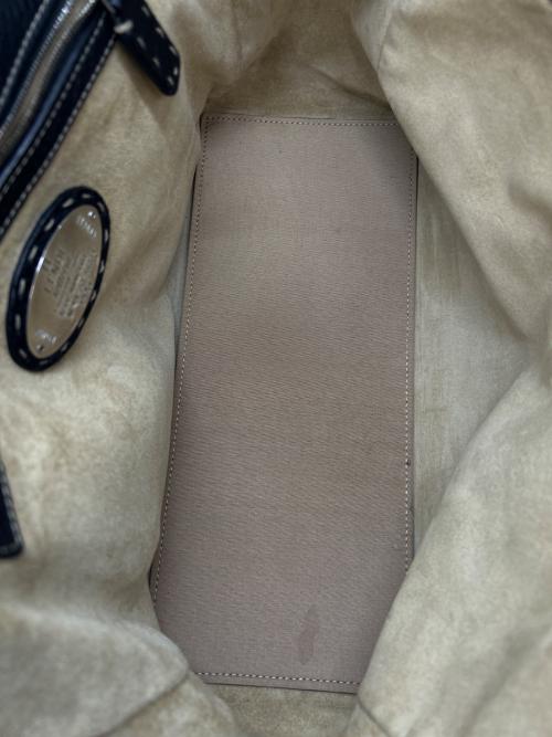 FENDI（フェンディ）FENDI (フェンディ) ハンドバッグ セレリア ミニリンダ ブラックの古着・服飾アイテム