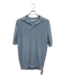 FILIPPO DE LAURENTIIS（フィリッポ・デ・ローレンティス）の古着「POLO SKIPPER MC」｜スカイブルー