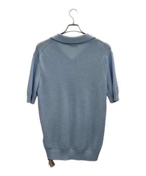FILIPPO DE LAURENTIIS（フィリッポ・デ・ローレンティス）FILIPPO DE LAURENTIIS (フィリッポ・デ・ローレンティス) POLO SKIPPER MC スカイブルー サイズ:50の古着・服飾アイテム