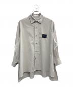 jiedaジエダ）の古着「オーバーサイズドシャツジャケット」｜ホワイト