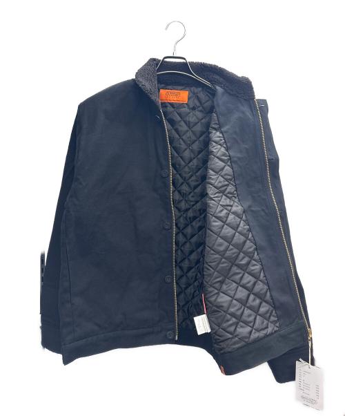 UNIVERSAL OVERALL（ユニバーサルオーバーオール）UNIVERSAL OVERALL (ユニバーサルオーバーオール) HIGH FIVE FACTORY (ハイファイブファクトリー) N-1 JACKET ブラック サイズ:XL 未使用品の古着・服飾アイテム